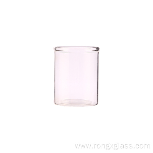 Glass Round Candle Pillar Candle Holder